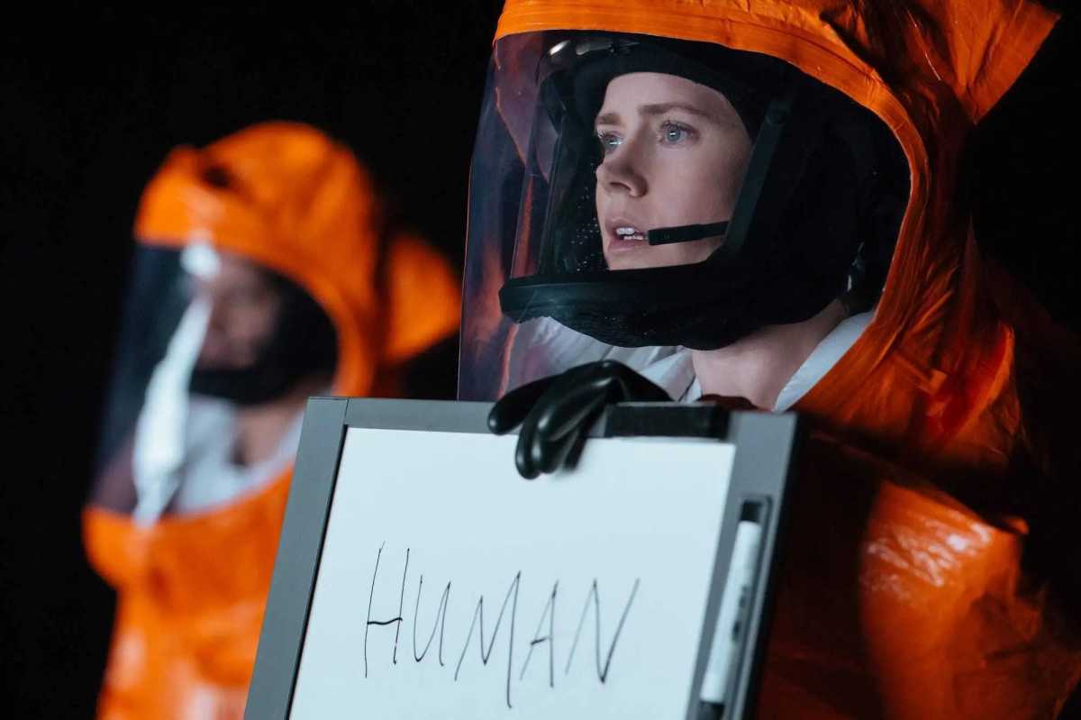 A scene from the film 'Arrival'