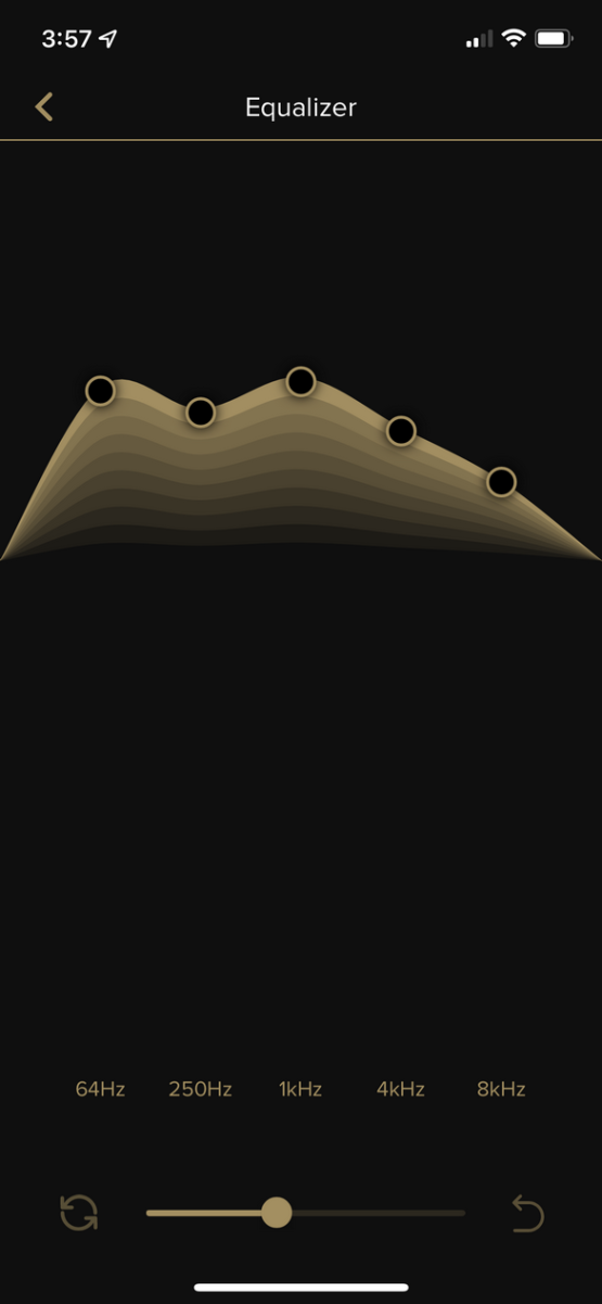 Cleer Alpha in-app EQ customization