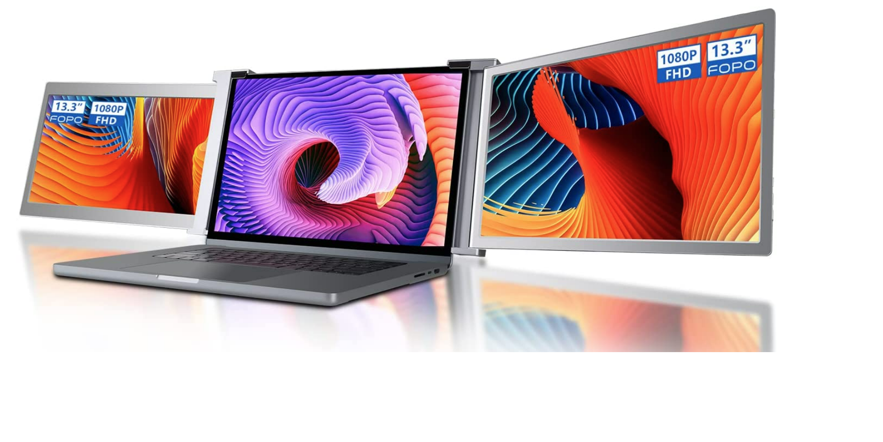 laptop into a triple-monitor powerhouse 