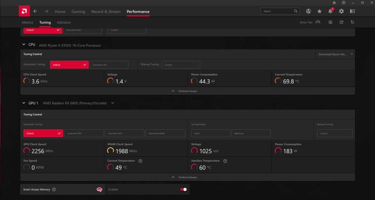 Undervolting in AMD Radeon Adrenalin Software