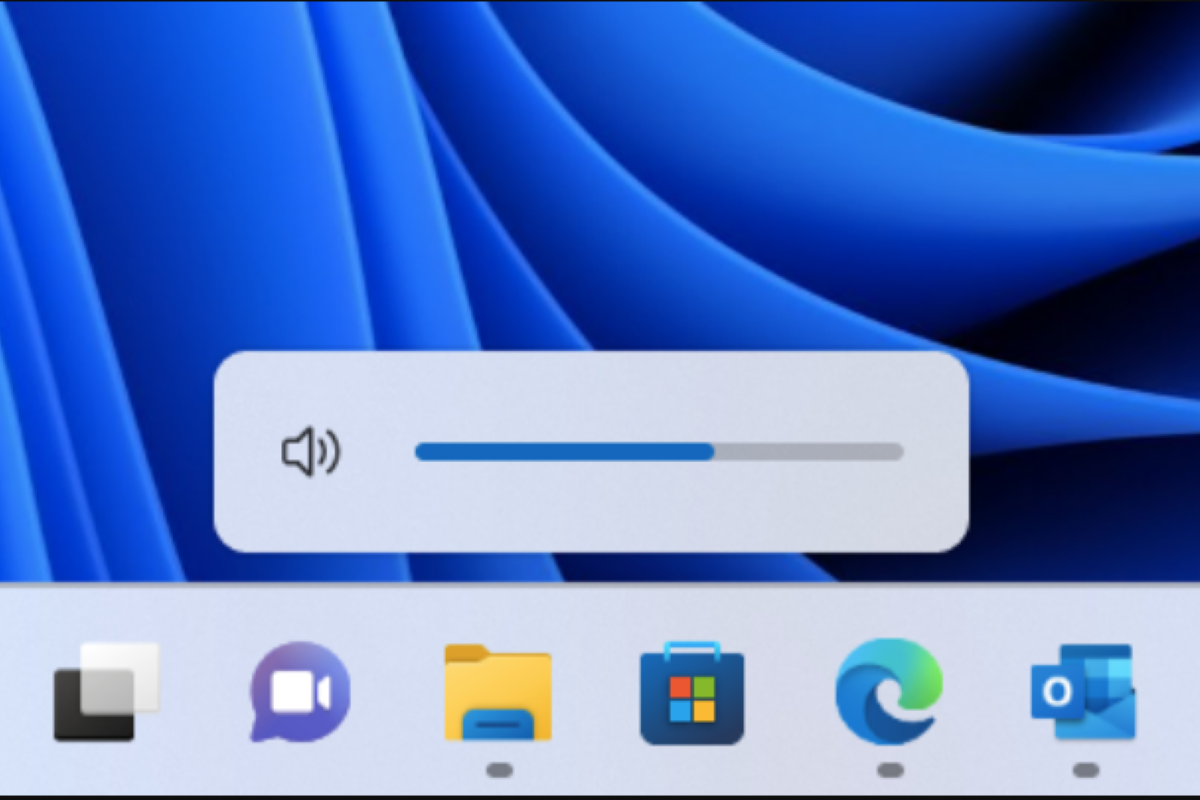 Folleto de volumen de Windows 11 nuevo