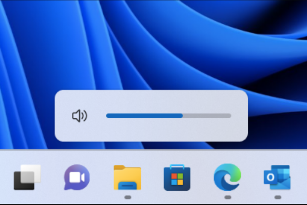 windows 11 volume control on taskbar