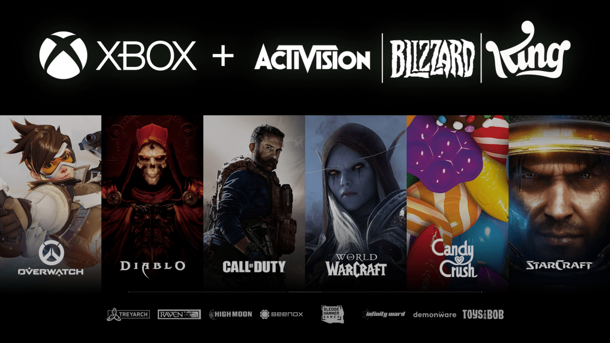 Microsoft Activision Blizzard promo image