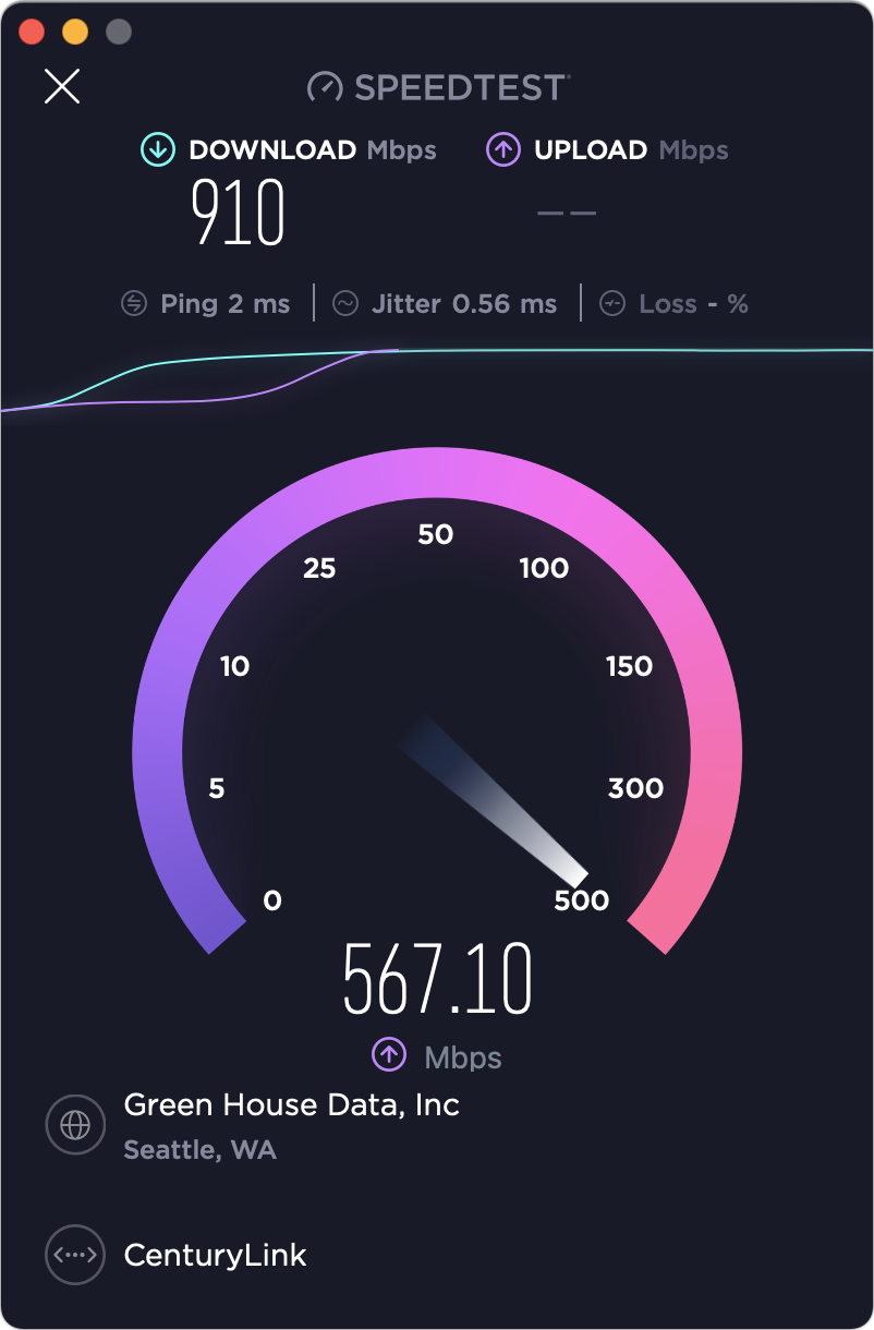 internet speed test app on mac