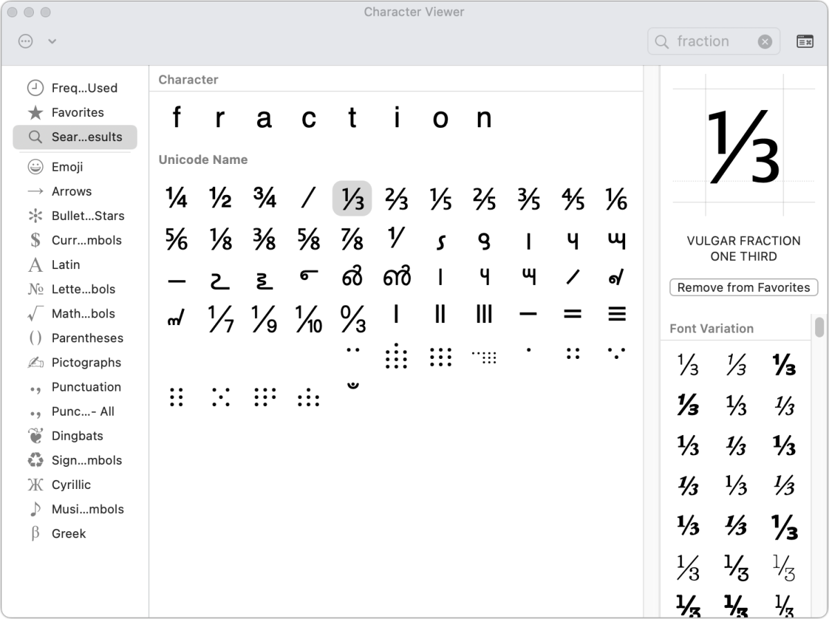 How to use macOS's Character Viewer to type emoji and other symbols