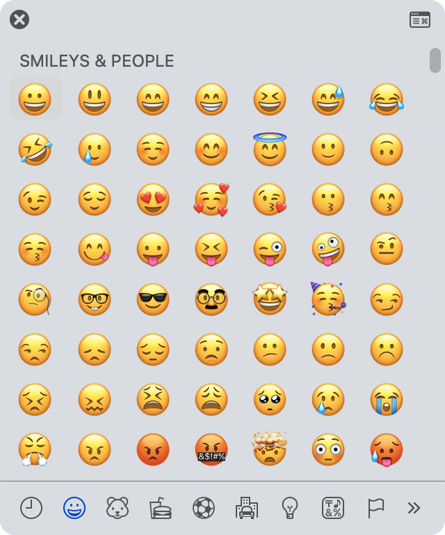 How to use macOS's Character Viewer to type emoji and other symbols