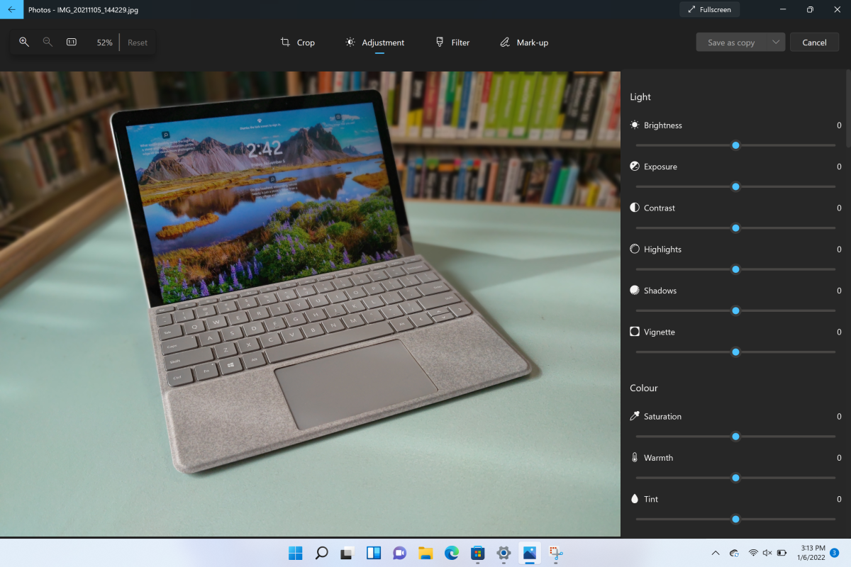 Windows 11 Photos January 2021 version