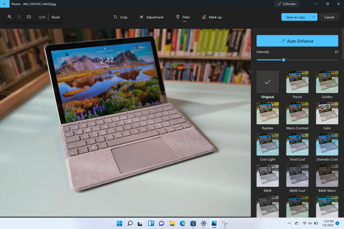 Windows 11 Photos January 2021 version