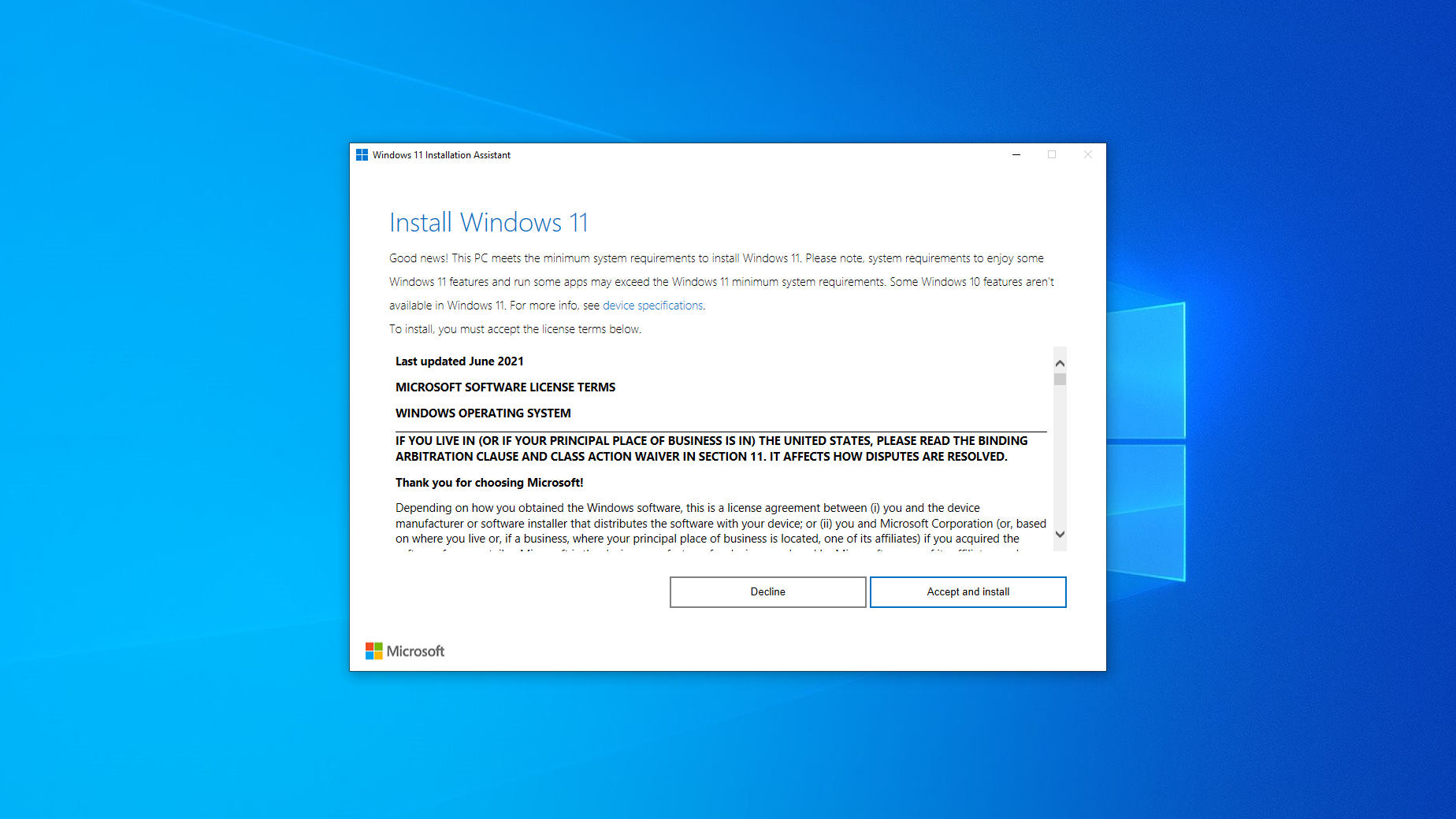 windows 11 update assistant download