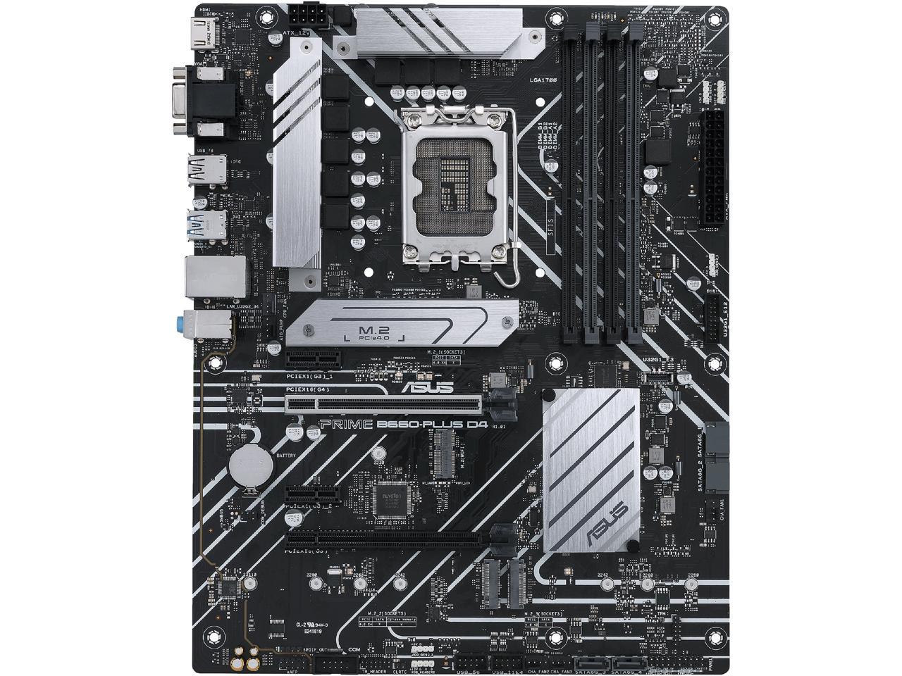 Asus Prime B660-PLUS D4 LGA 1700 DDR4 Motherboard ATX