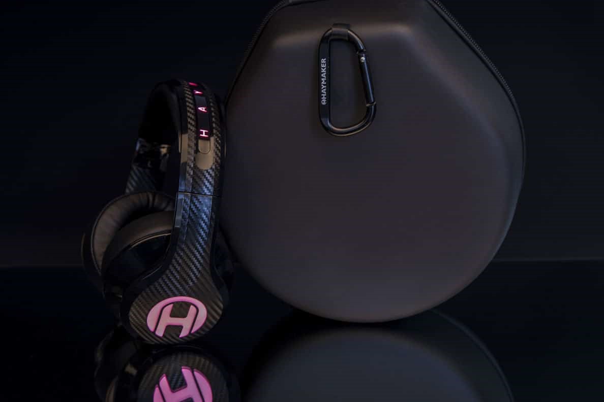 color LEDs on The Haymaker headphone