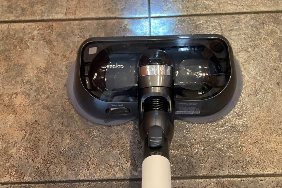 LG CordZero All-in-One Power Mop in action