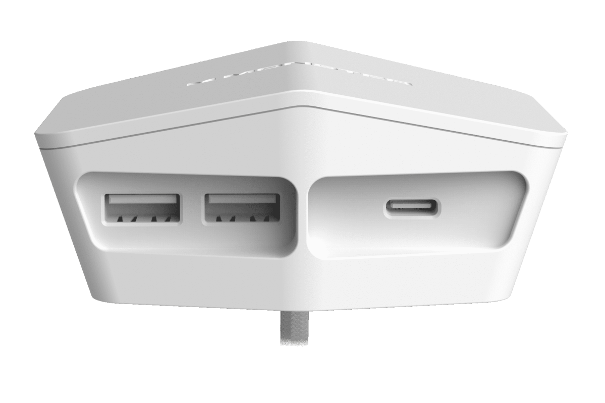 Monster Vertex surge protector USB charging ports