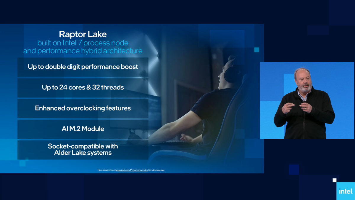 Intel Raptor Lake demo