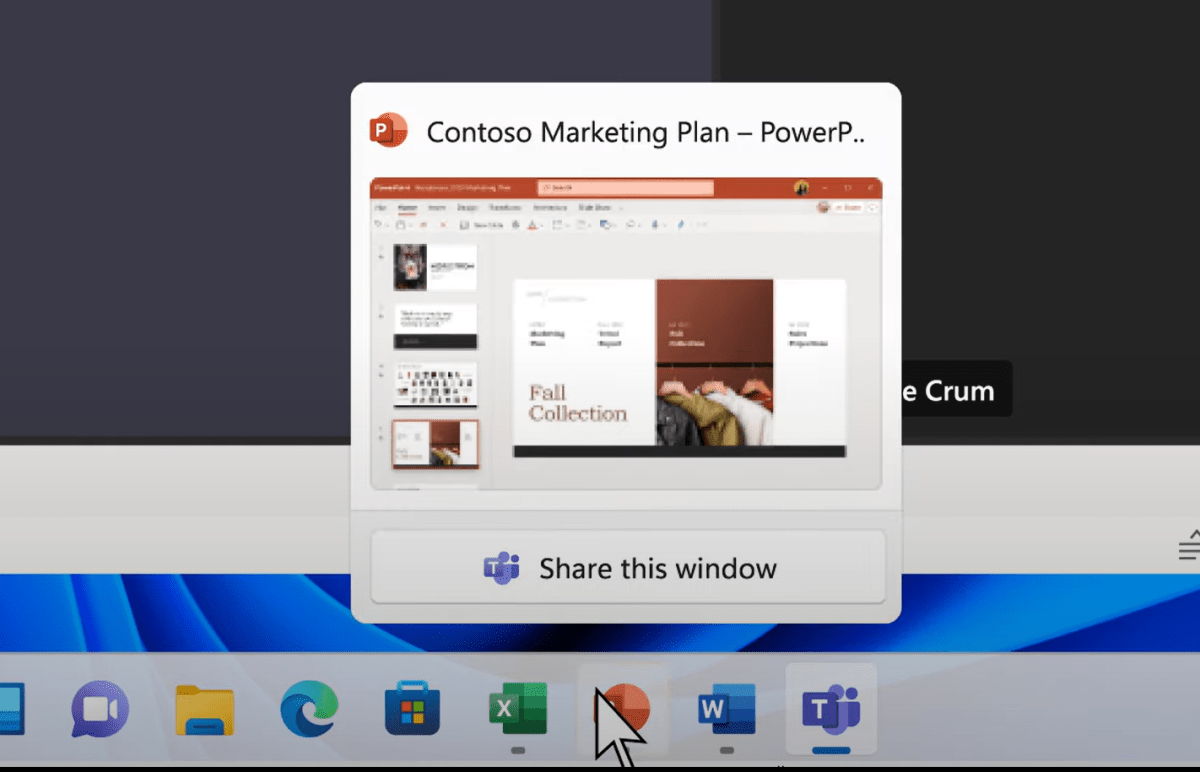 windows 11 share screen