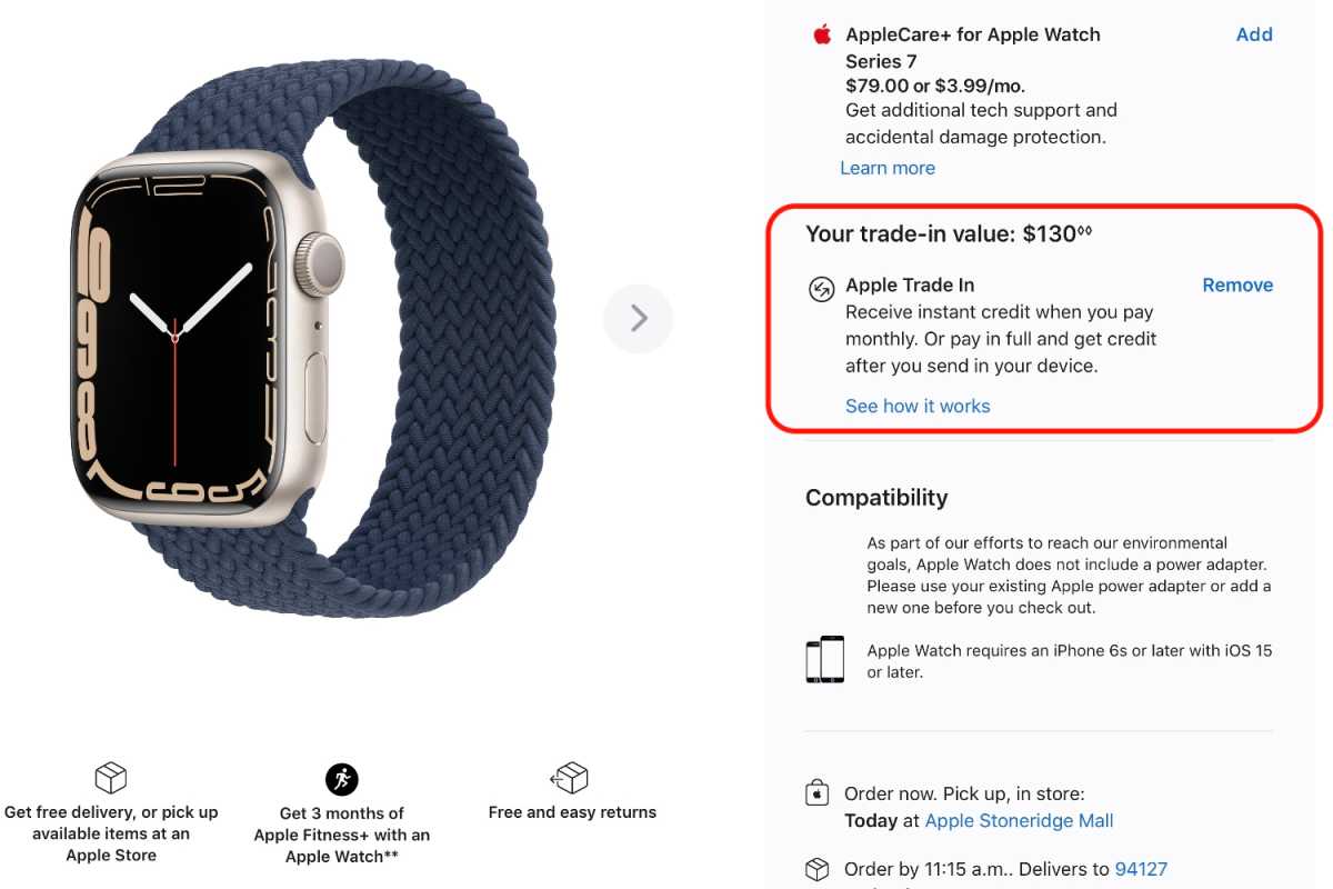 Apple Watch trade in