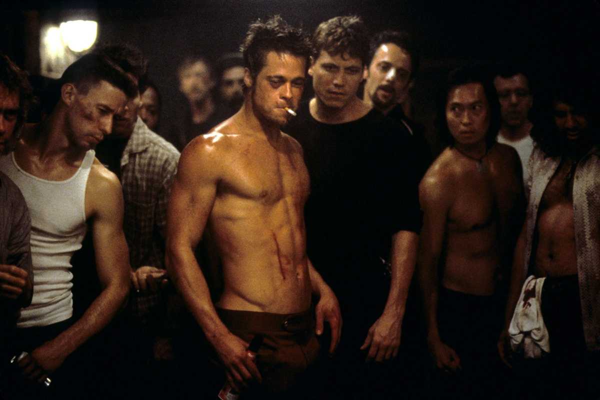 A scene from the film 'Fight Club'