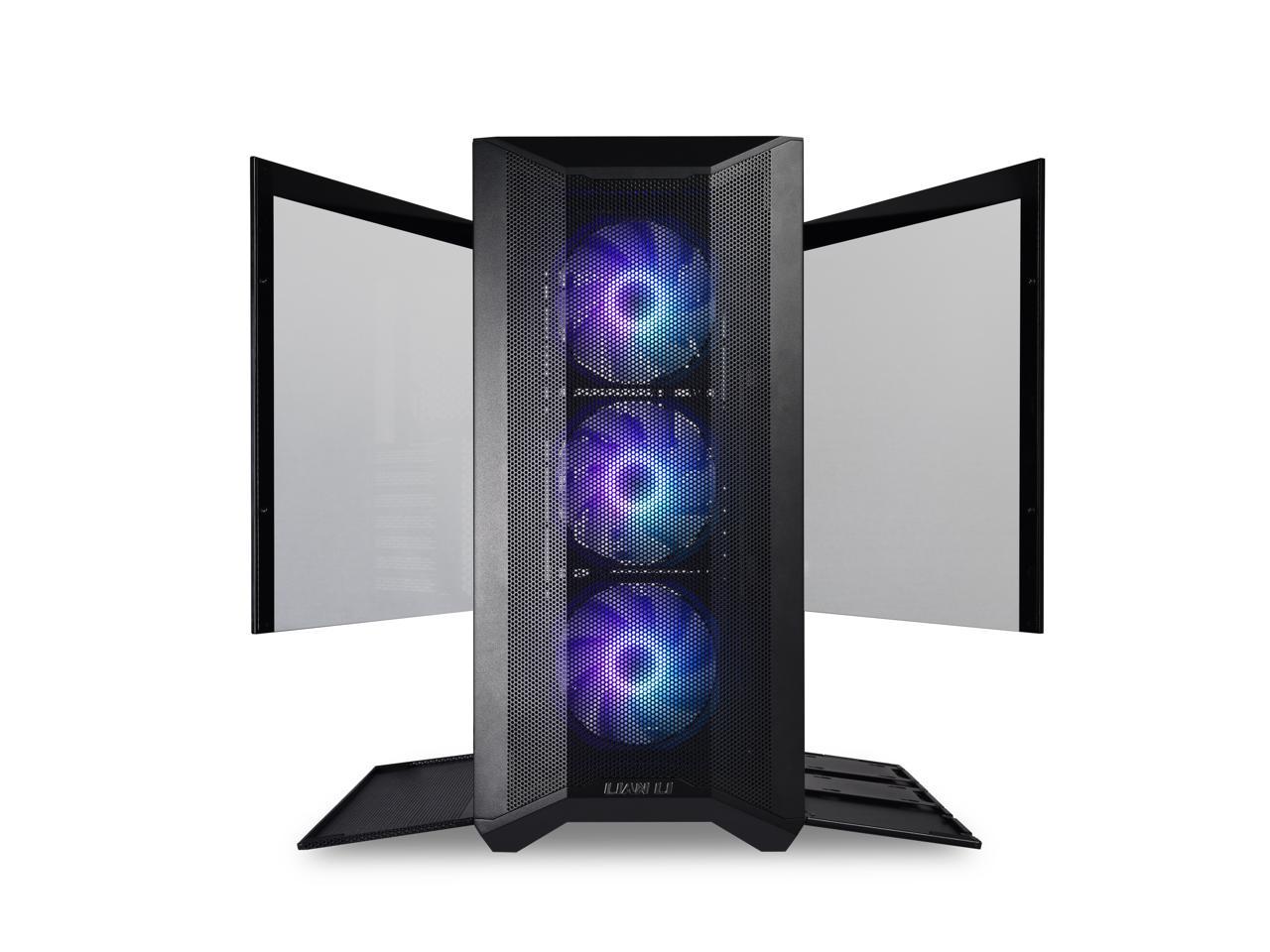 pc case with temperature display