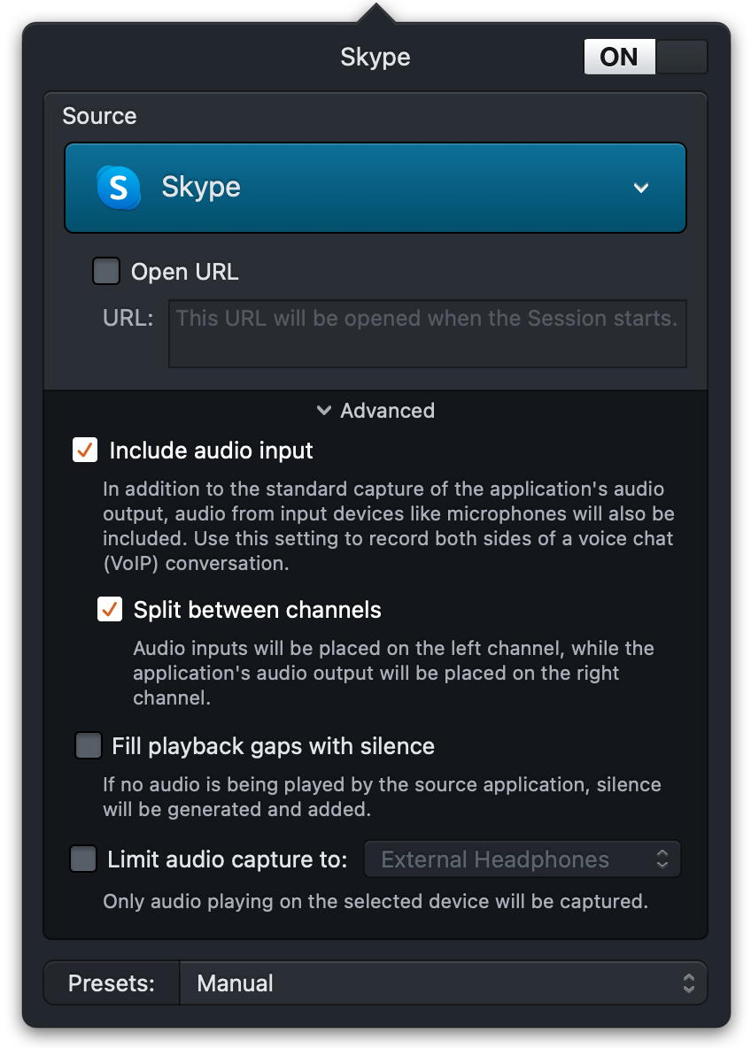 can you record a conversation on skype on a mac