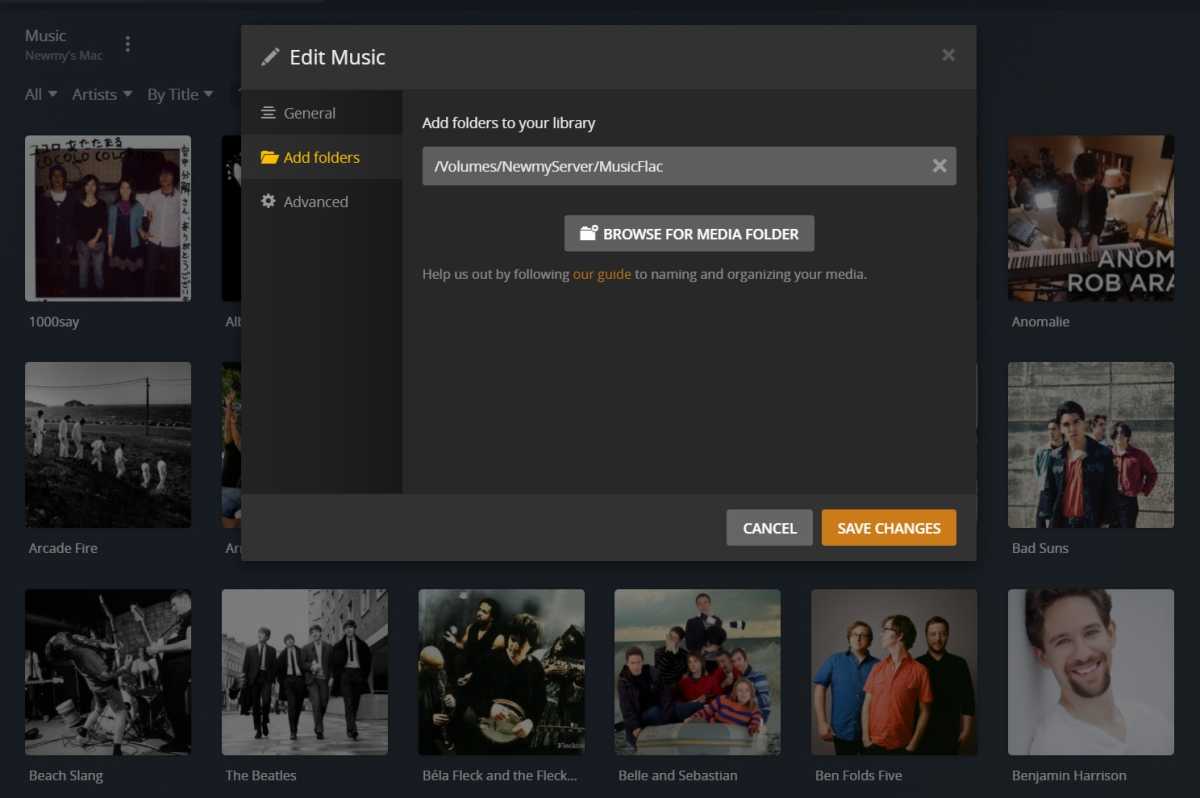 Plex folder setup