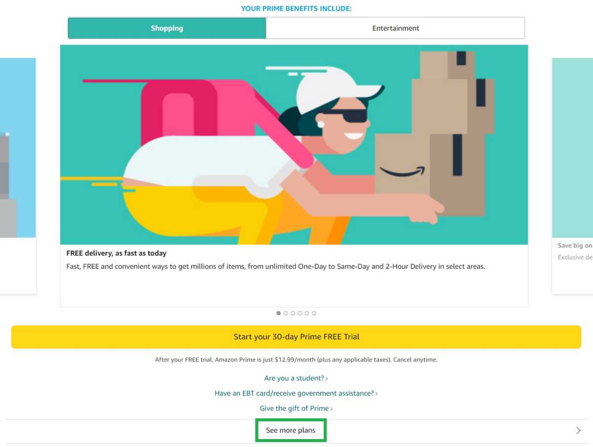 Prime Video sign-up