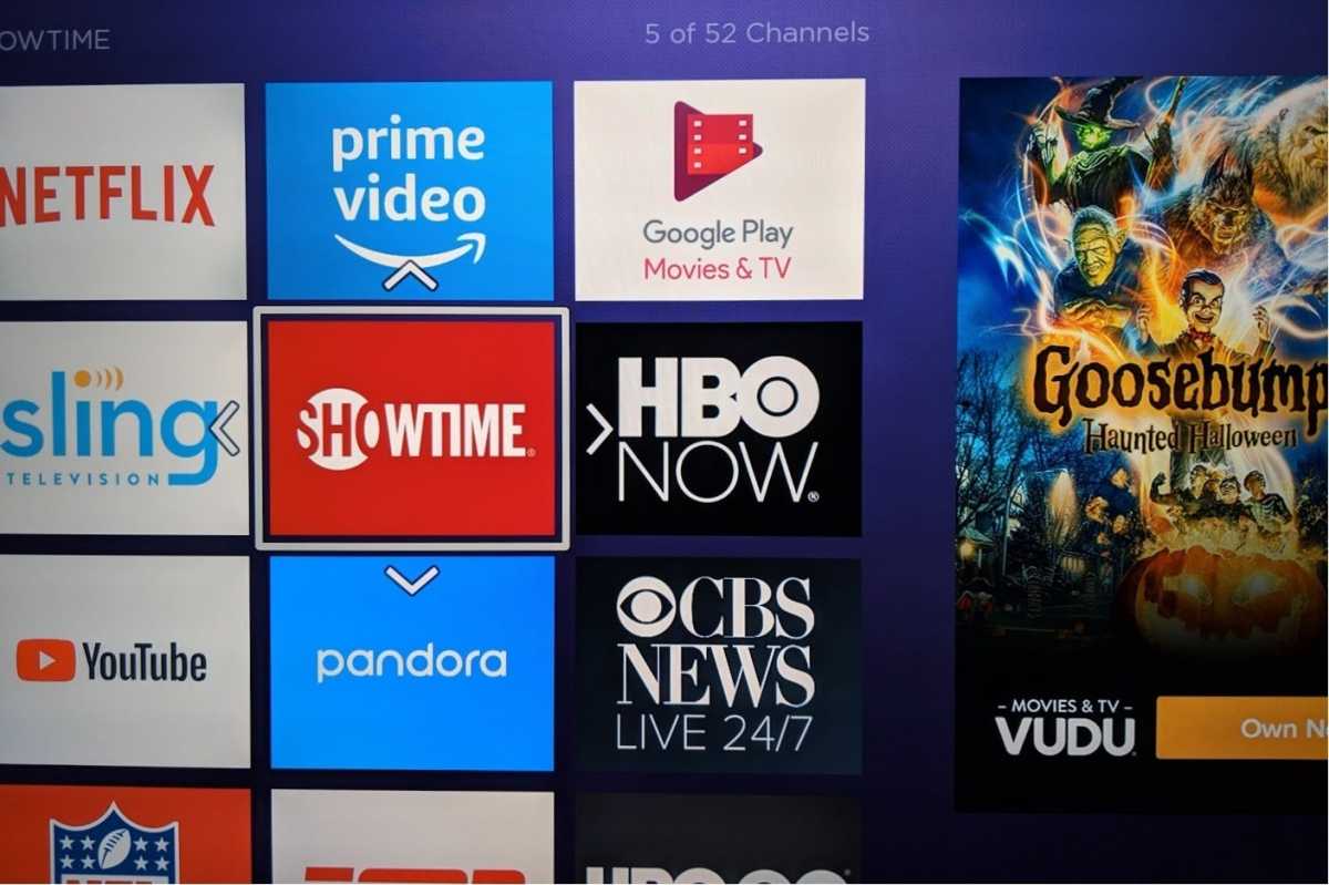 Moving apps on Roku