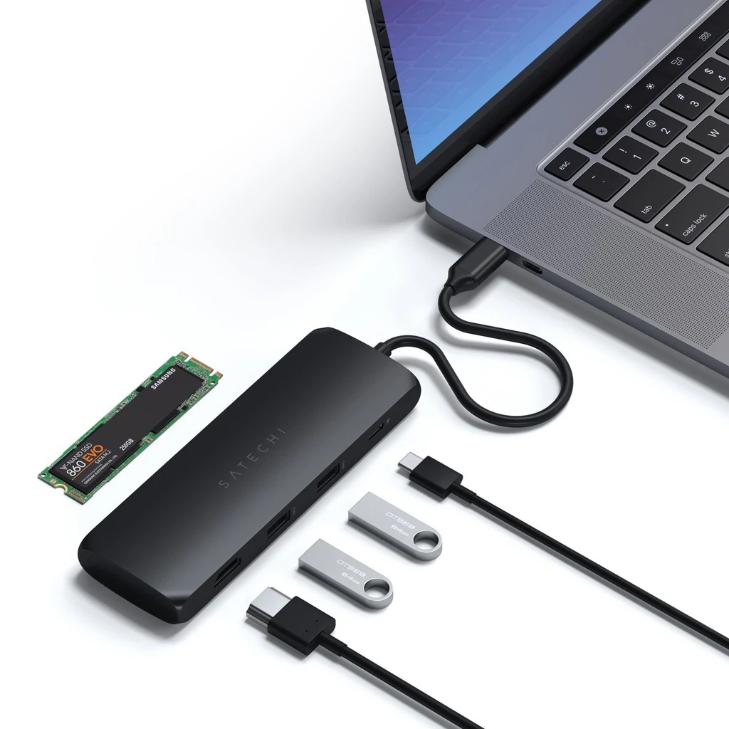 Adapteur Multiport USB-C Slim V2 SATECHI