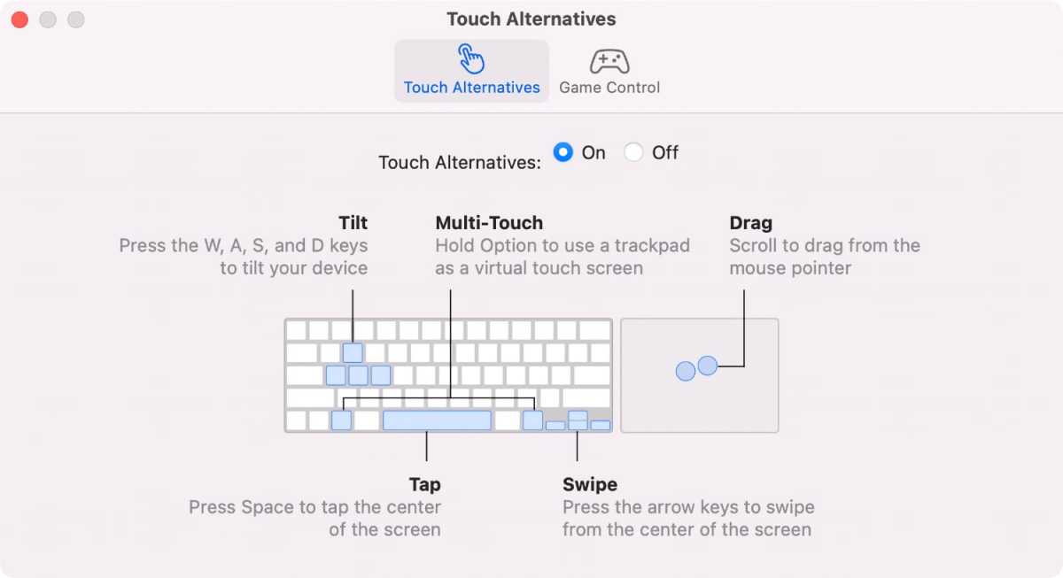 Touch Alternatives