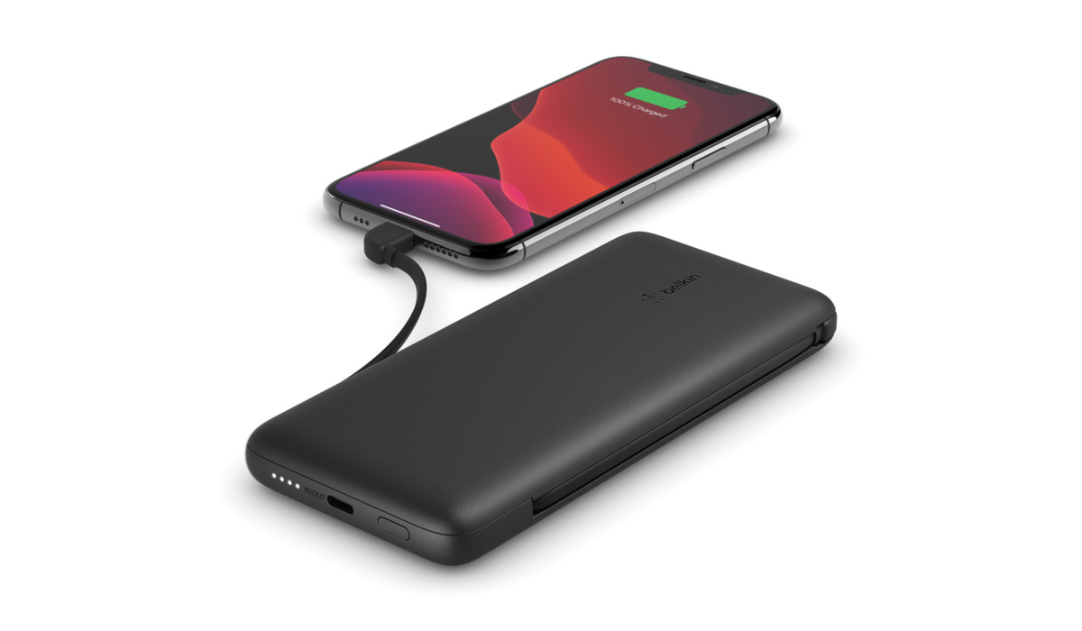 Belkin 10K USB-C Power Bank com cabos integrados - A conveniência mais inovadora