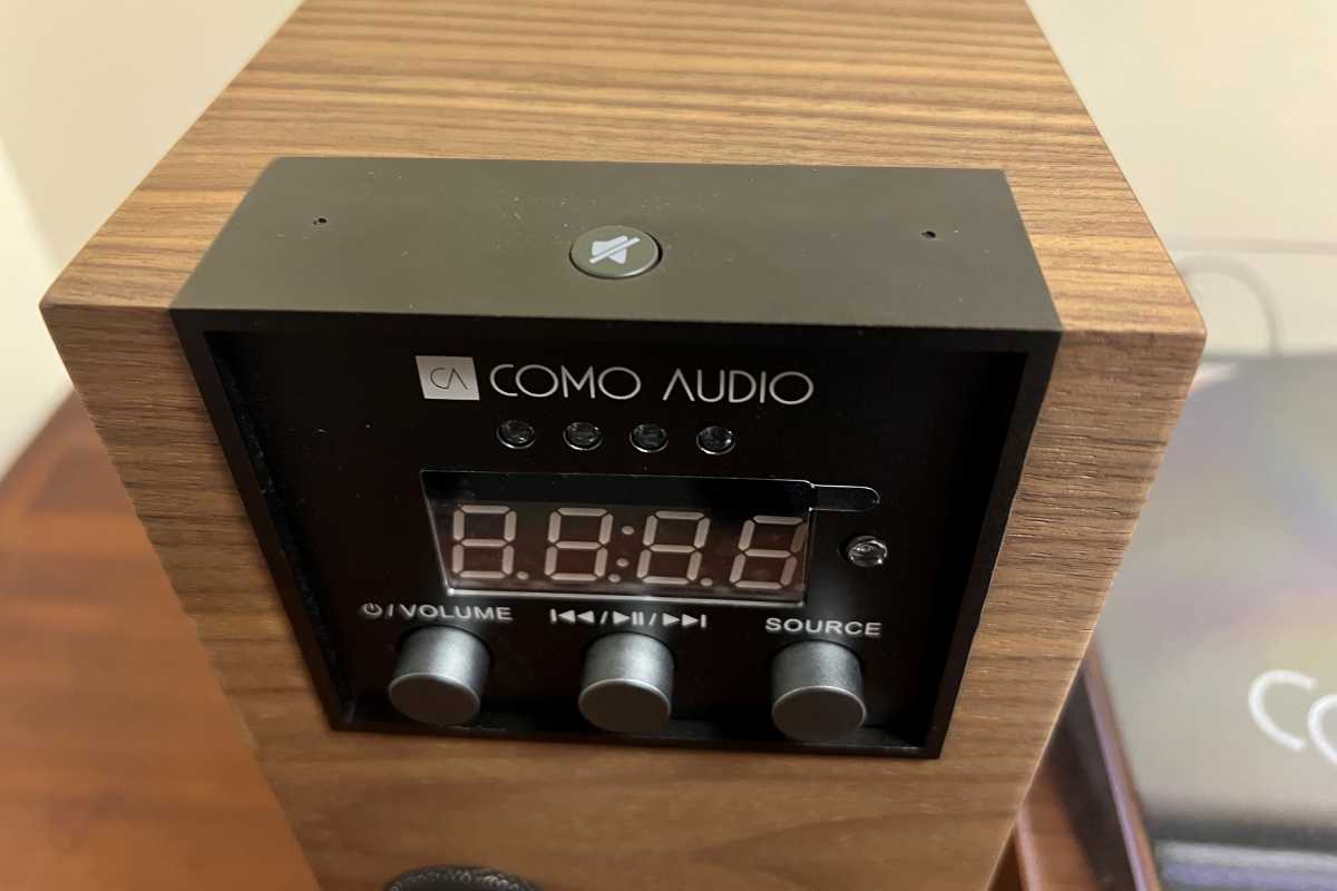 Façade Como Audio Blu avec bouton de sourdine