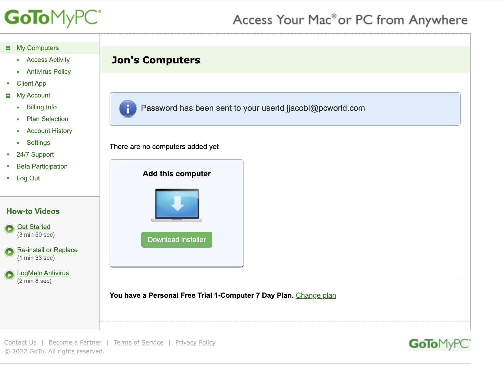 gotomypc free