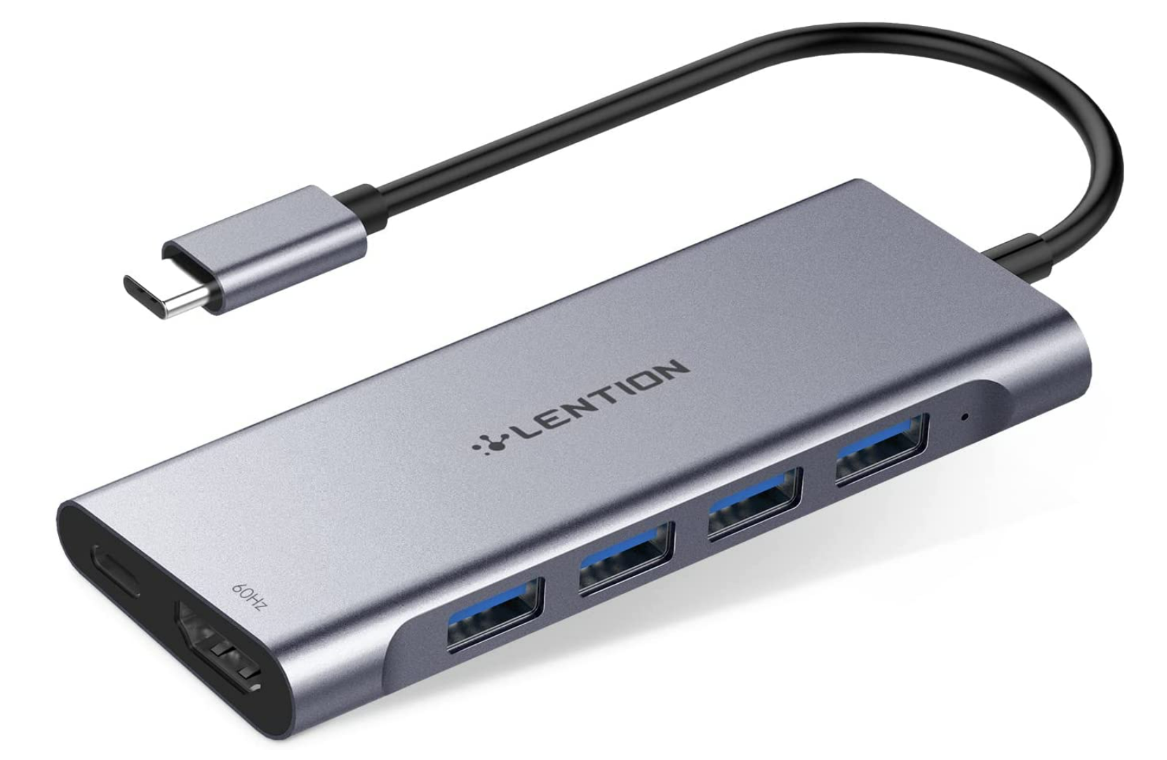 Lention USB-C Hub with 4K Output (CB-C35sH) - Best value USB-C hub with 4K/60 output 