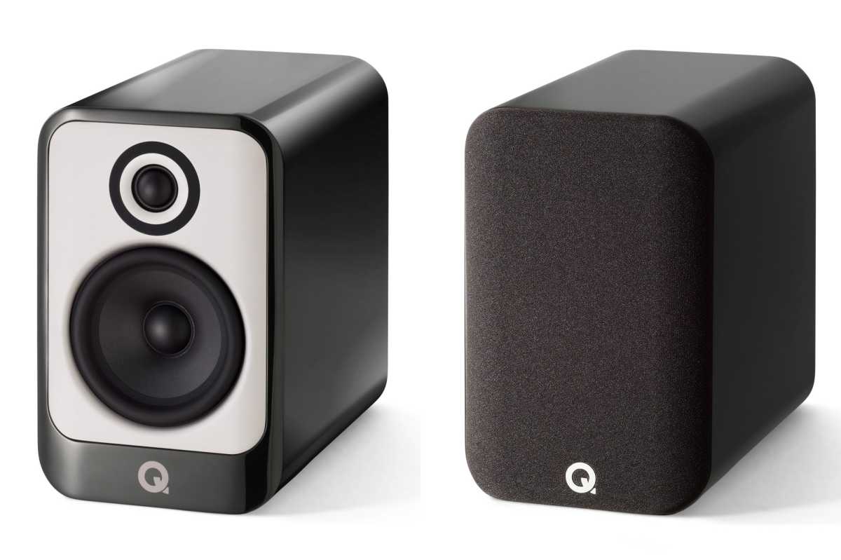 Q Acoustics Concept 30 with and without a grill