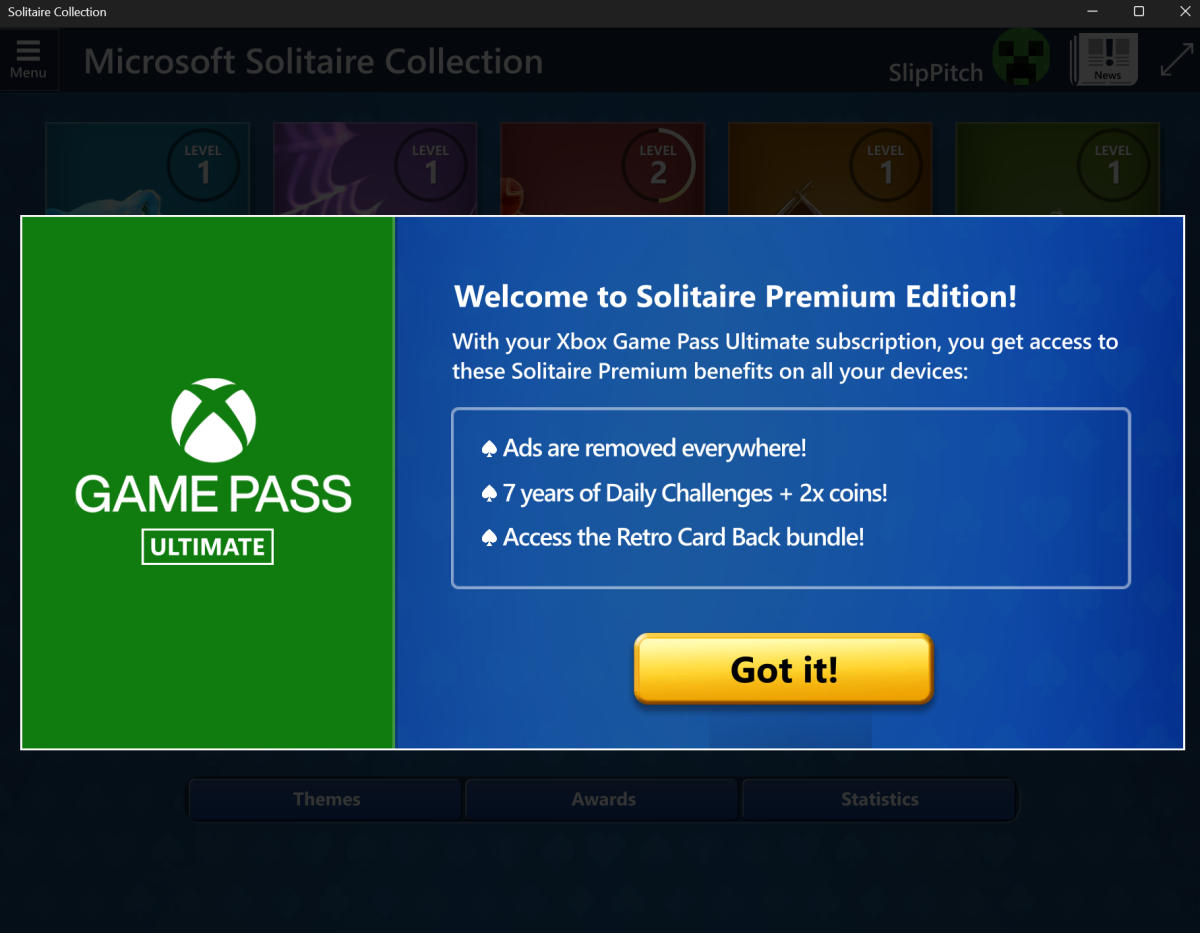 Solitaire Is Back on Windows 10, but Microsoft Wants You to Pay to