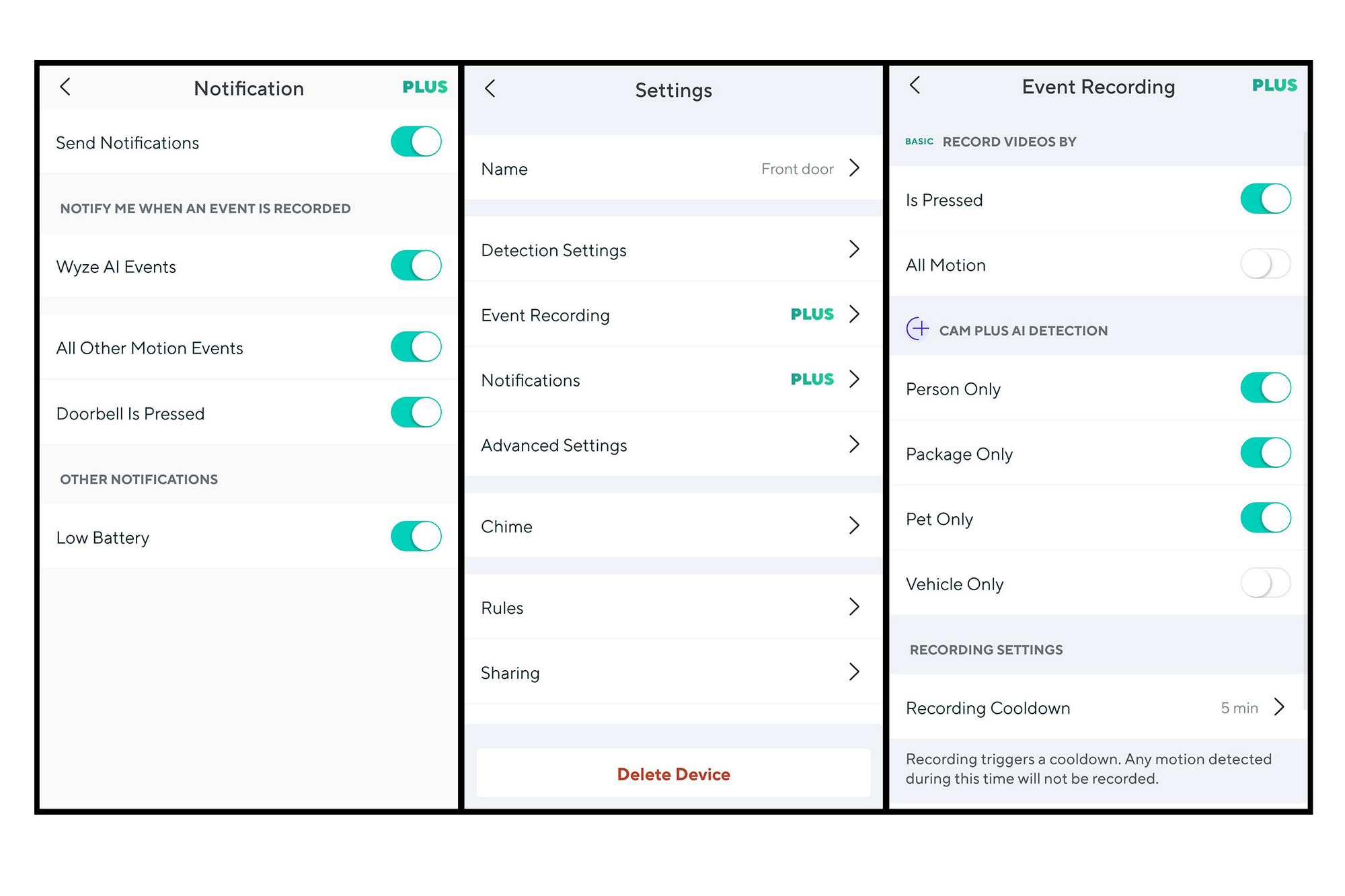 wyze doorbell app