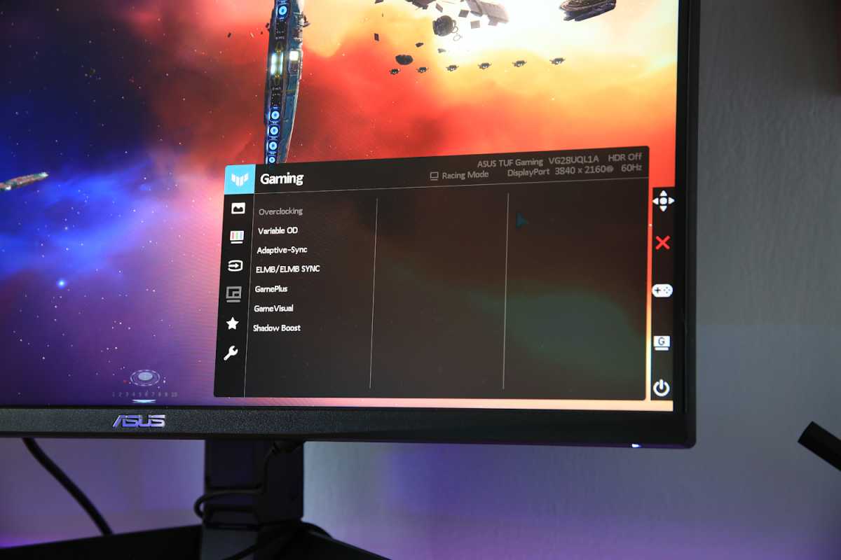 TUF Asus VG28UQL1A with review: Crystal-clear PCWorld ports 4K monitor ample |