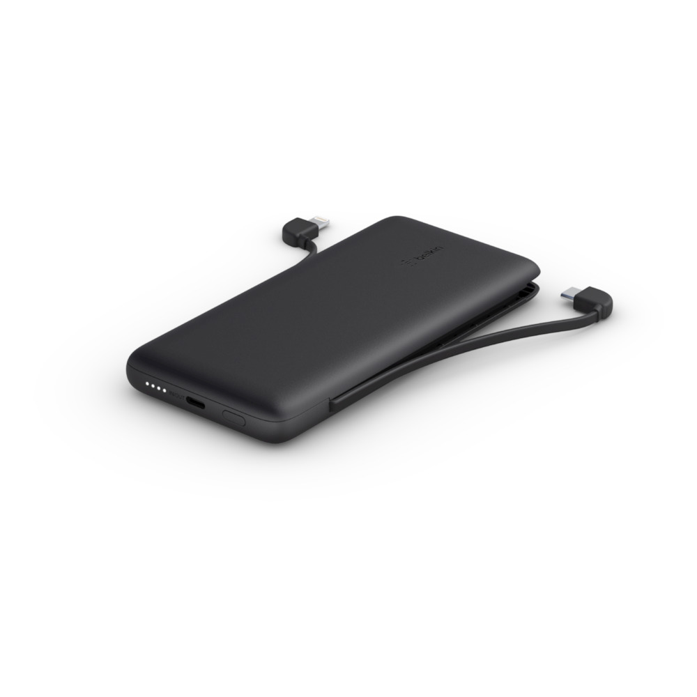 Belkin 20K 3-Port Portable Power Bank, Black