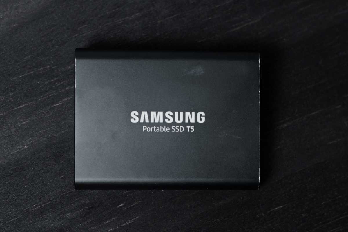 Samsung T5 portable external hard drive