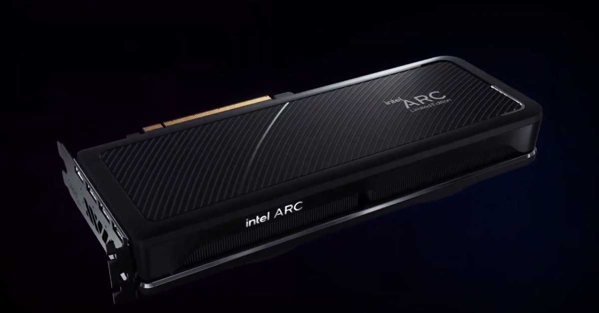 Intel Arc Limited Edition graphics card