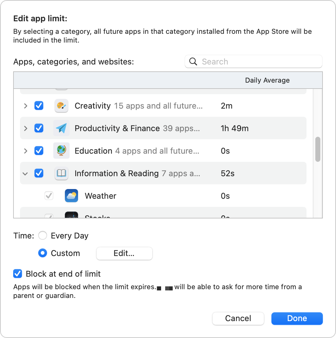 Limit Screen Time & Set App Schedules - Screen Time