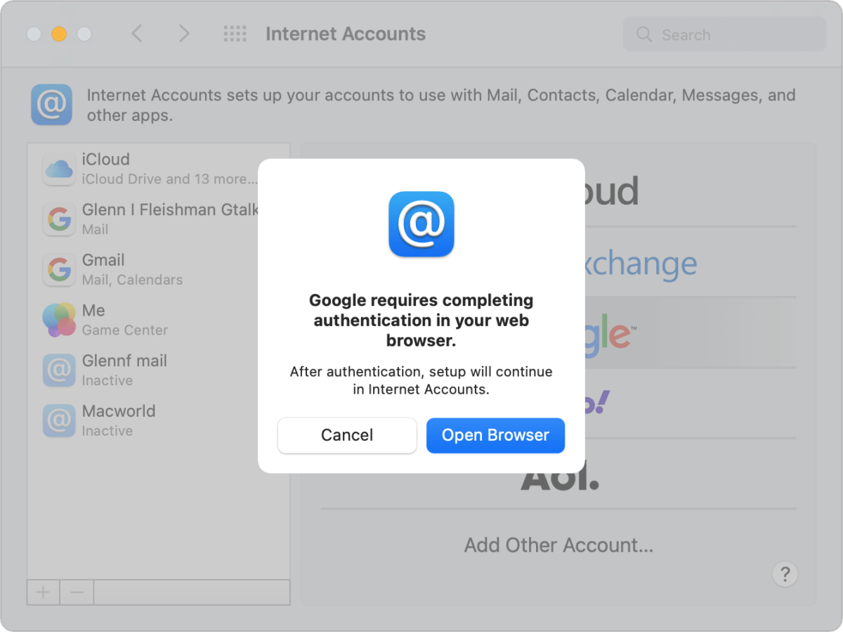 cant sign in on safari google