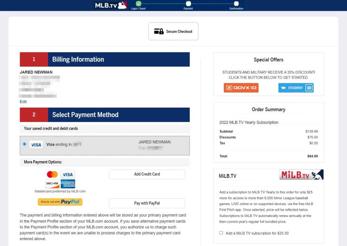 2022 MLB.TV subscriptions on sale