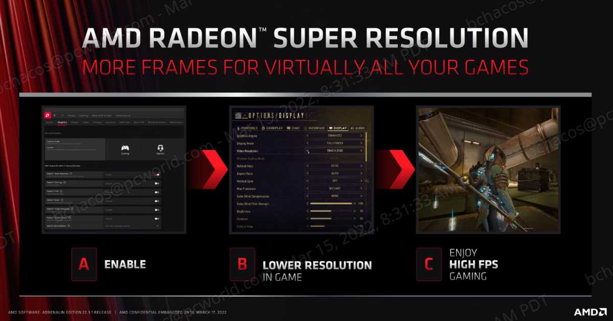 AMD Radeon Super Resolution