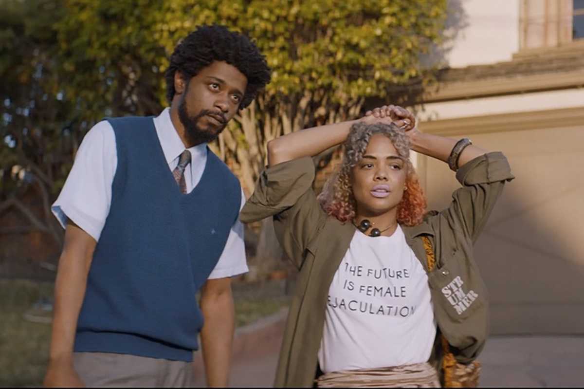 A scene from the film 'Sorry to Bother You'