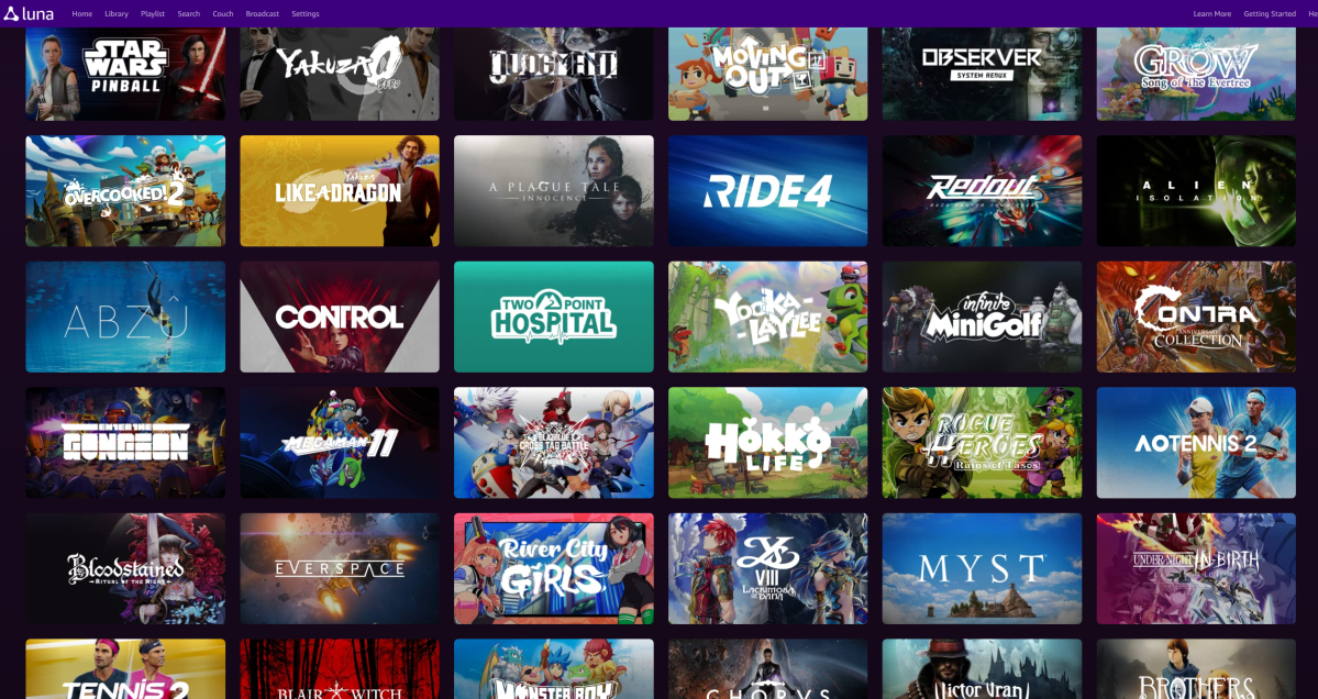 Luna game streaming services goes live (no invite required