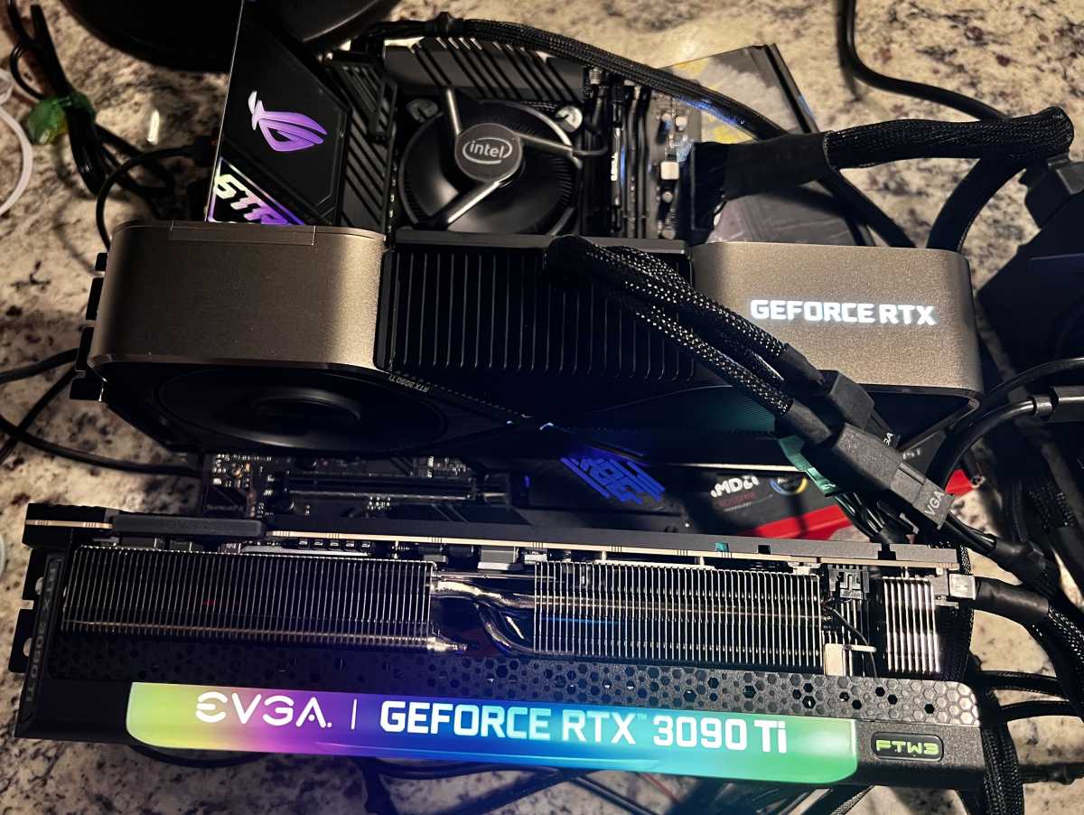 Dual RTX 3090 Ti GPUs in a tiny motherboard