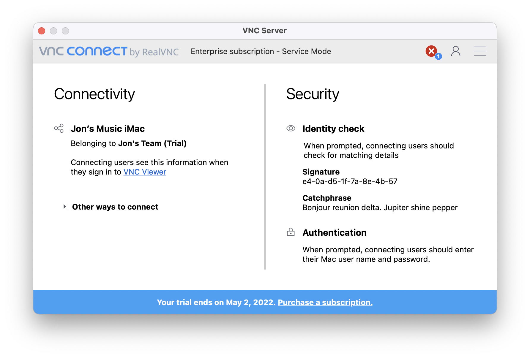 VNC Connect - Idéal pour les entreprises avec des systèmes d'exploitation mixtes