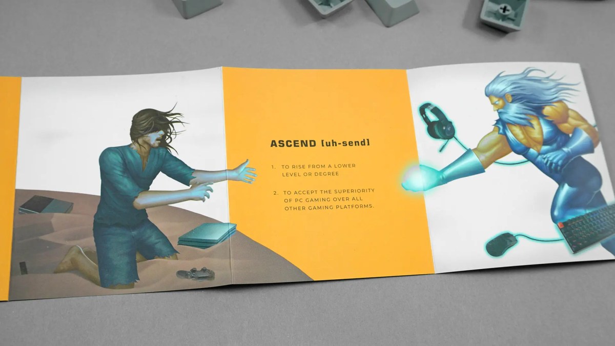 Glorious PC Gaming Race pamphlet