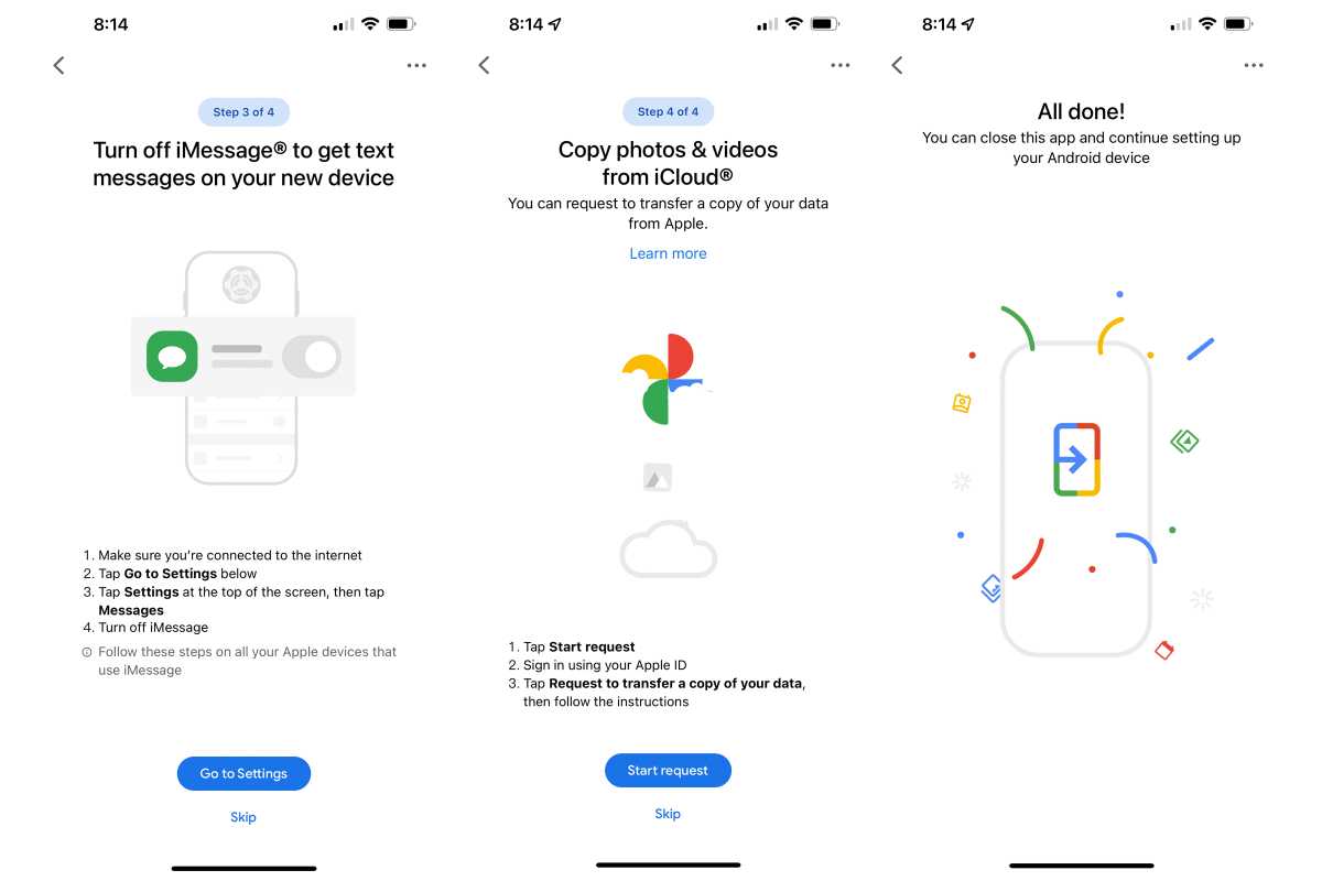 Google Přepnout na Android