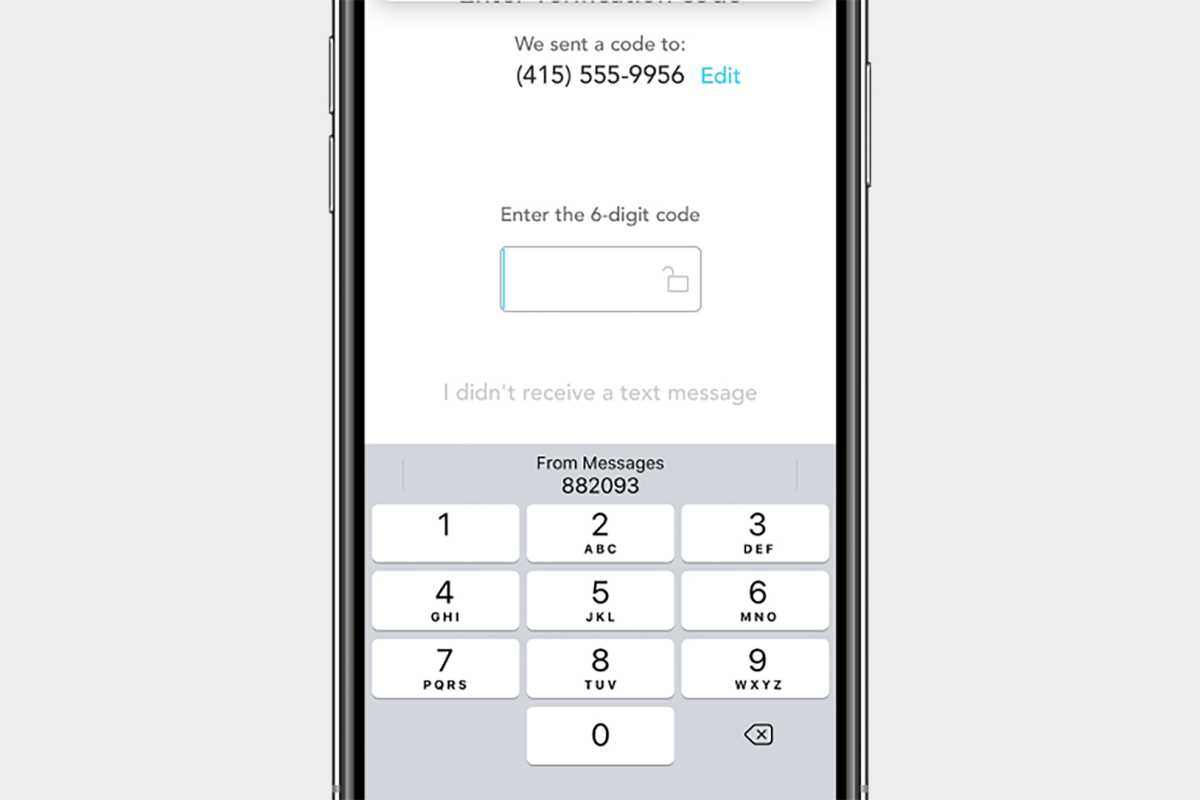 SMS pro iOS 2FA